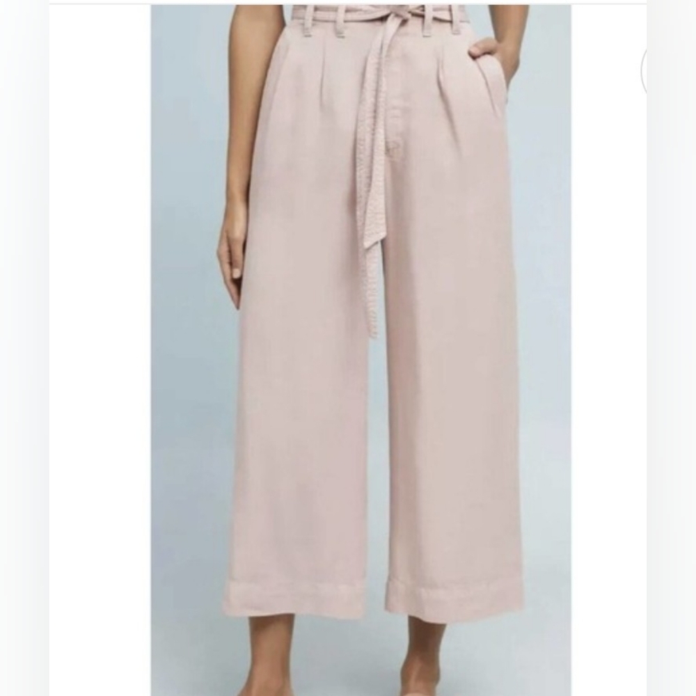 Leighton Wide-Leg Crop Trousers
